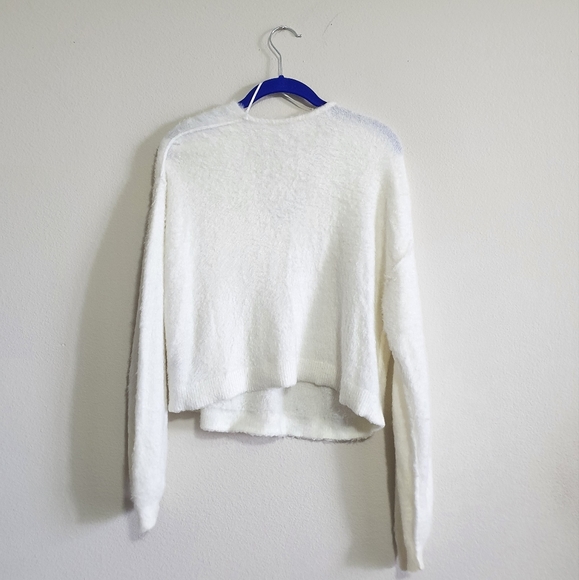 Free people white cozy oversized sweater - Picture 6 of 9